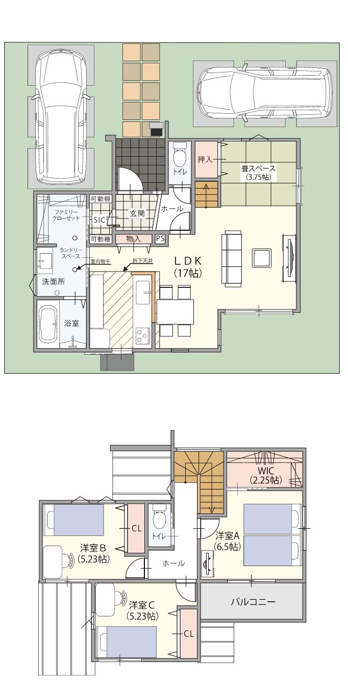 ストークガーデン姫路町坪パークタウン2号地モデルハウス 長期優良住宅 3LDK