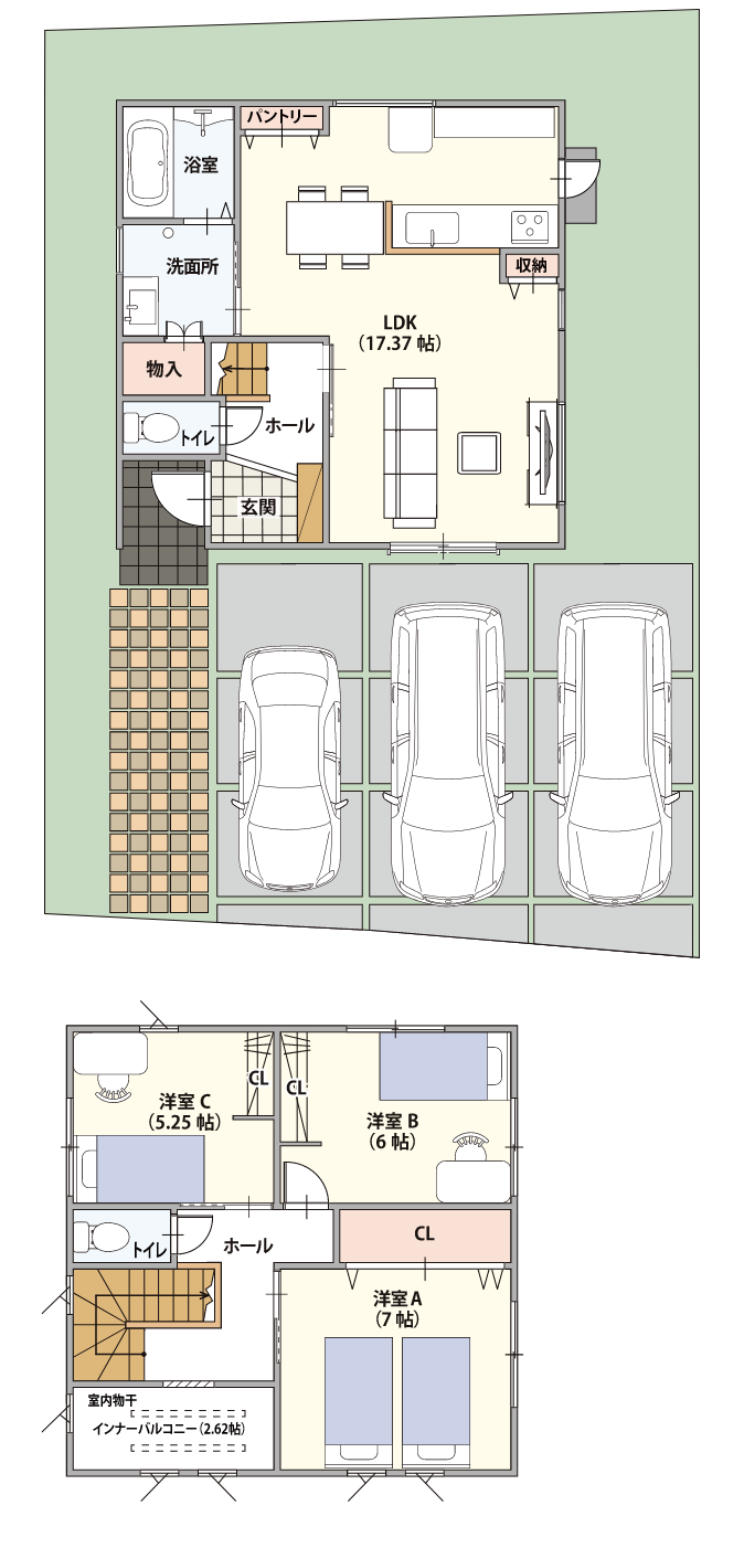 ストークガーデン姫路伊伝居1号地モデルハウス 長期優良住宅 3LDK