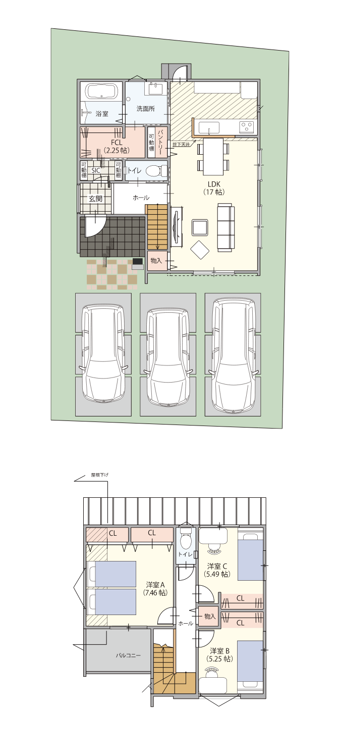 ストークガーデン東神吉町西井ノ口2号地モデルハウス 長期優良住宅 3LDK