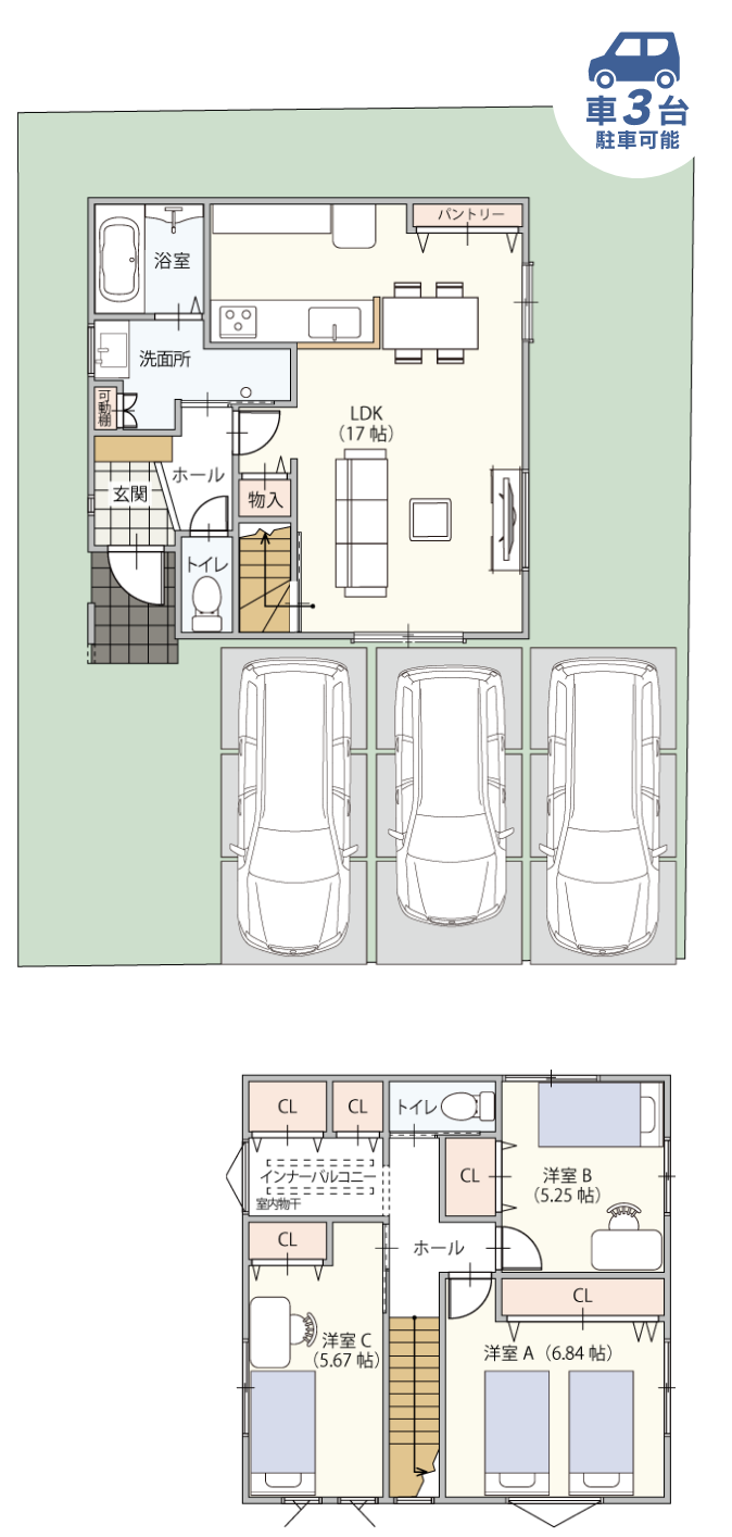 ストークビレッジ宝殿駅前プレミアムⅡ8号地モデルハウス 長期優良住宅 3LDK